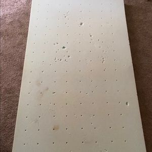Twin size foam mattress topper